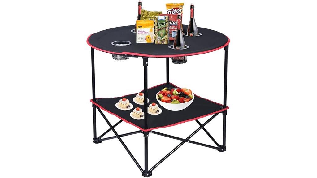 portable folding picnic table