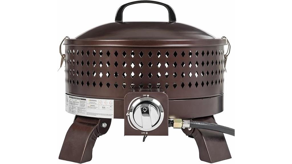 portable lpg fire pit
