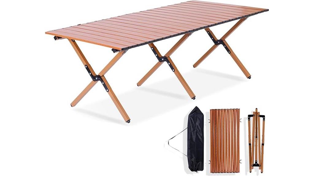 portable outdoor camping table