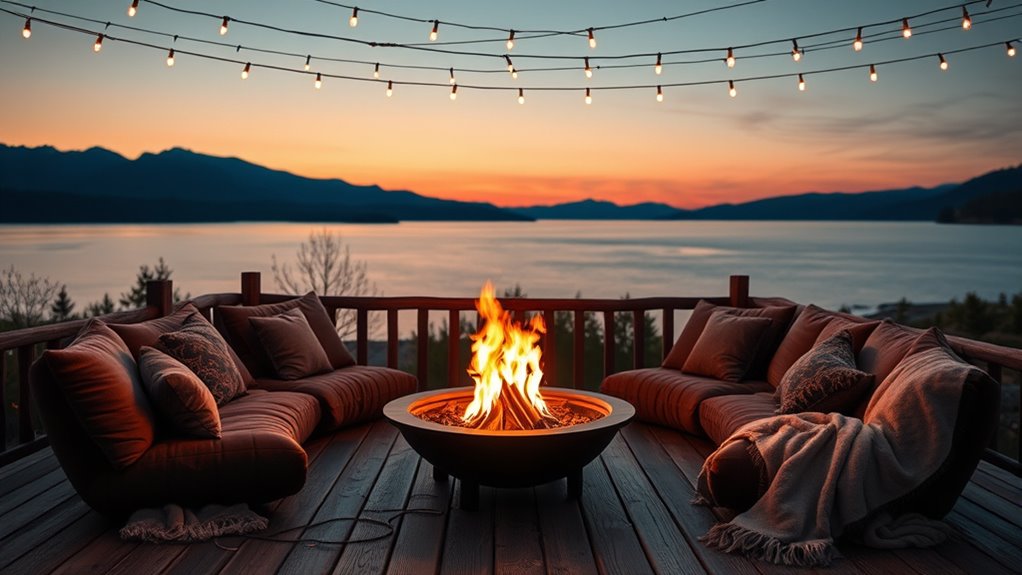 portable romantic fire pits