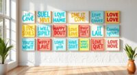 positive affirmation wall art