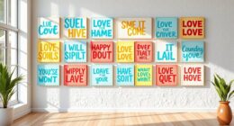 positive affirmation wall art