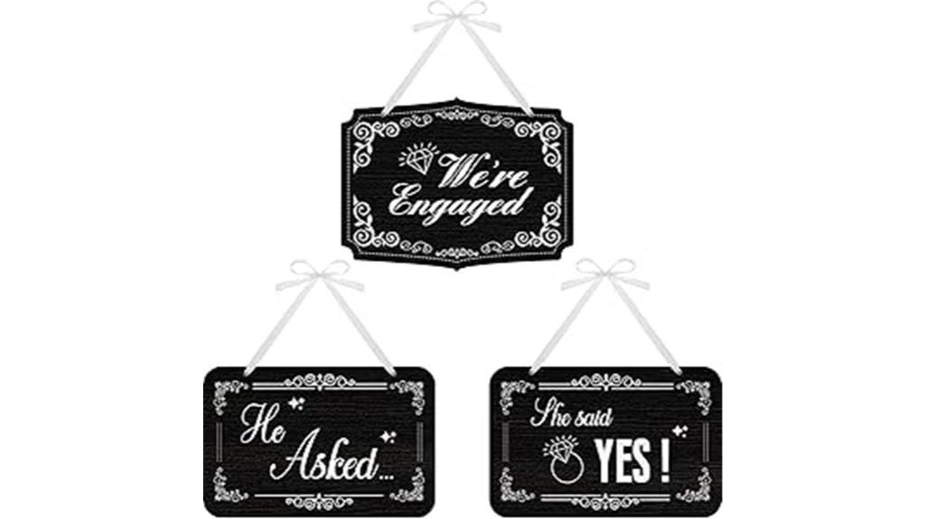 queekay engagement photo sign