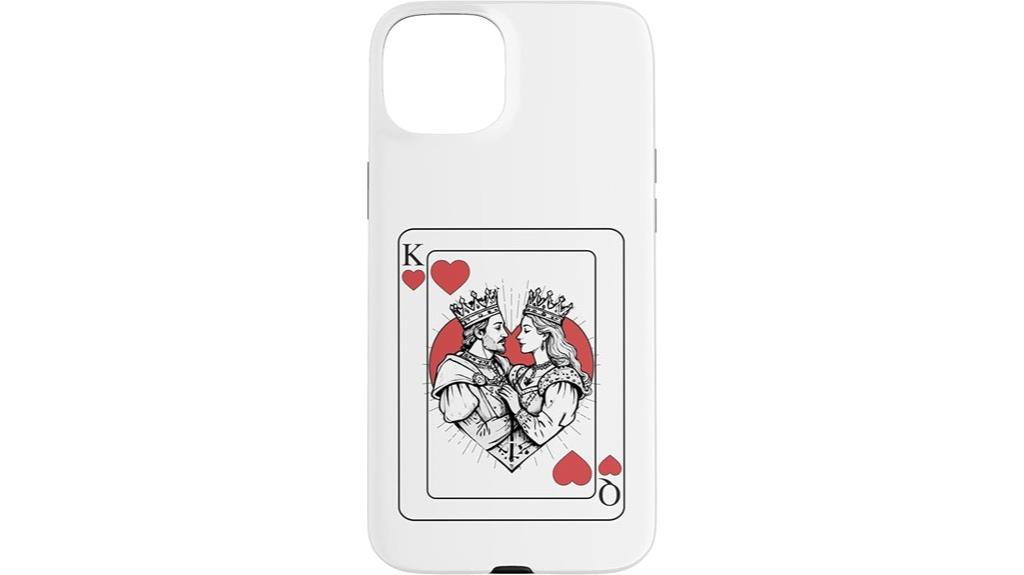 queen king playing card case