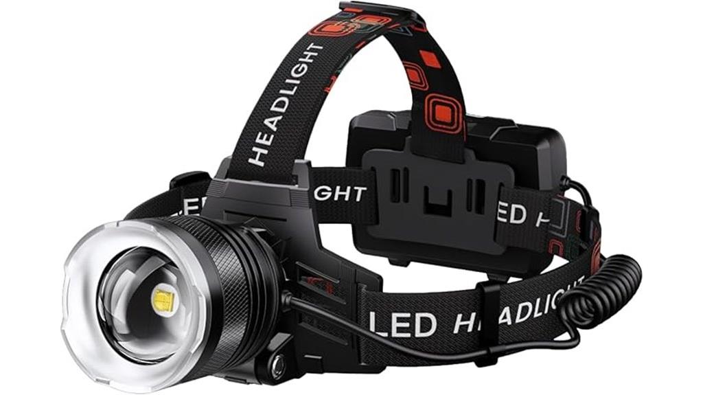 rechargeable led headlamp battery