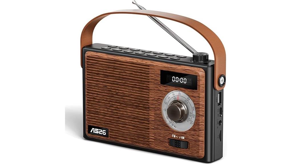 retro bluetooth radio speaker