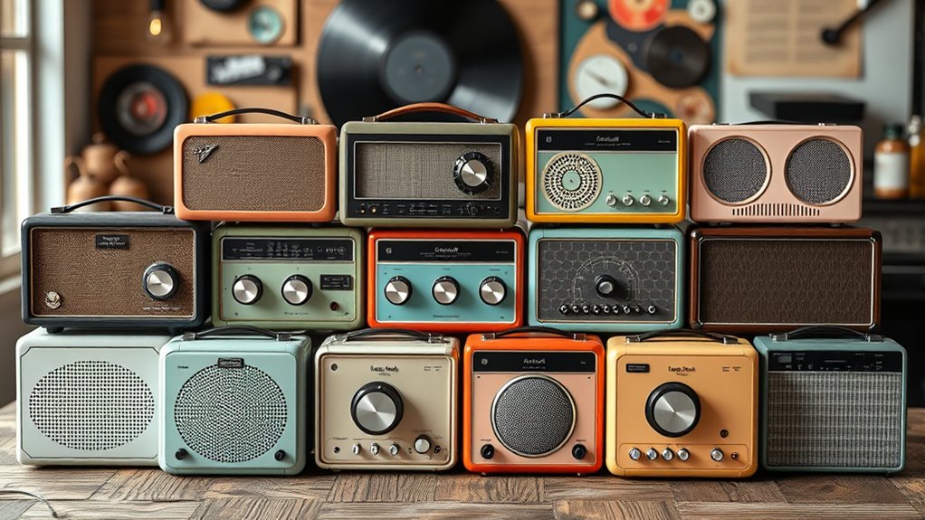 retro bluetooth speaker selection