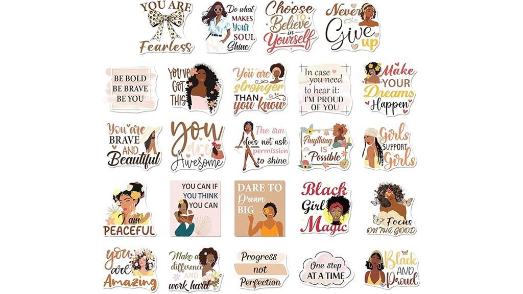 set of 24 motivational magnets