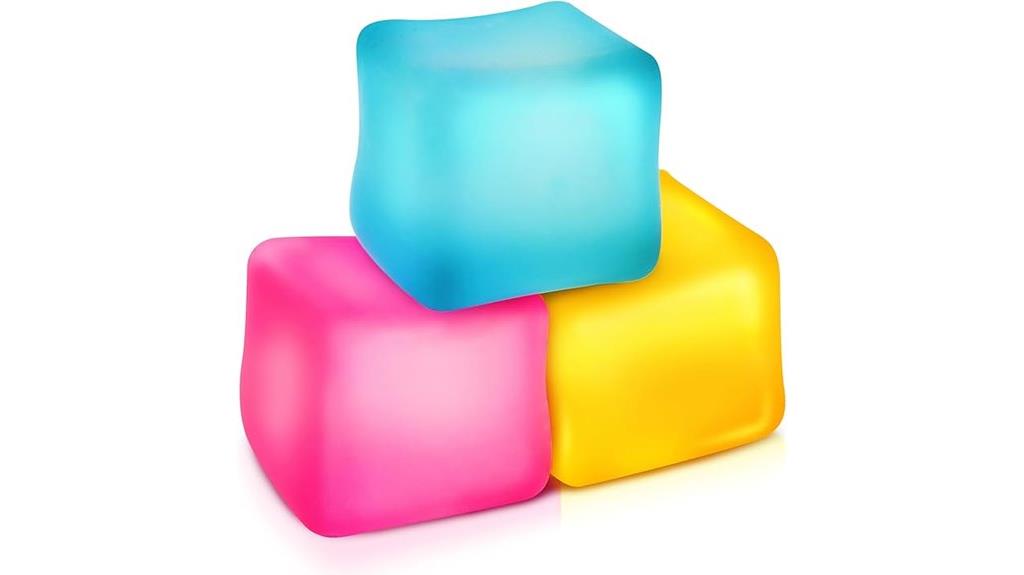 set of three fidget cubes
