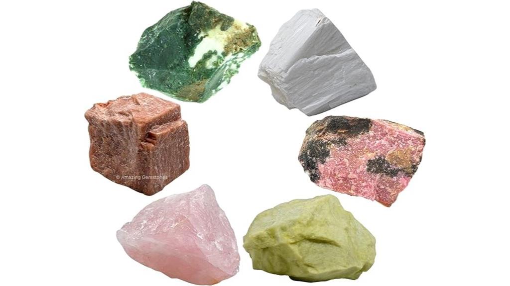 six crystal love set