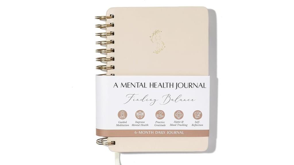 six month mental wellness journal