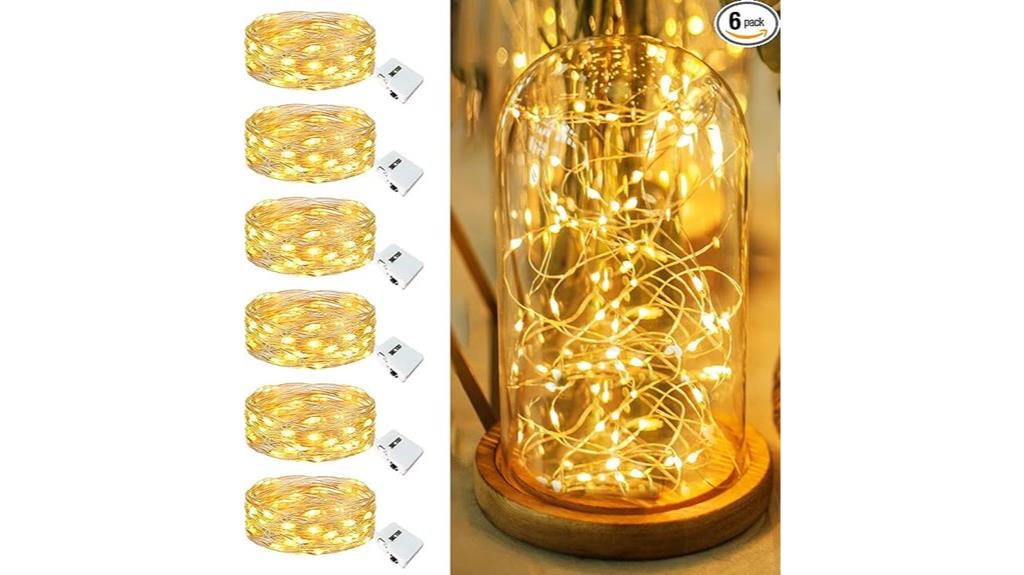 six pack fairy lights