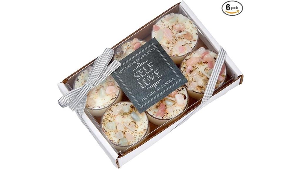 six tealights for self love