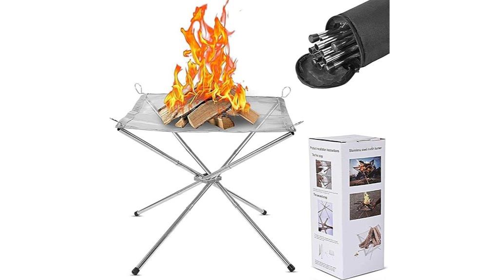 small camping fire pit