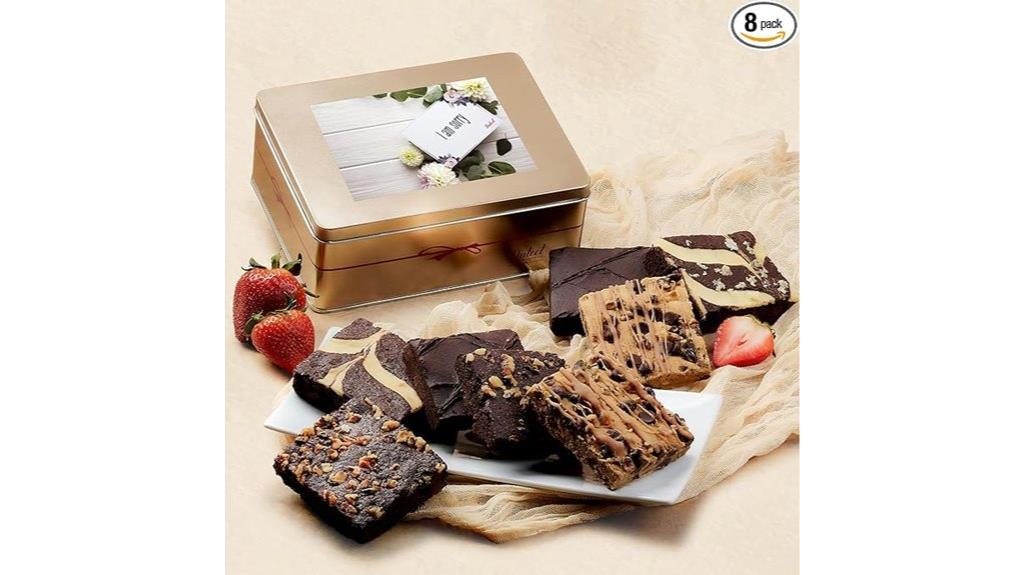 sorry gift basket brownies