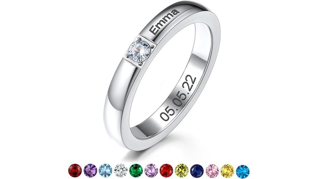 stackable women s birthstone rings