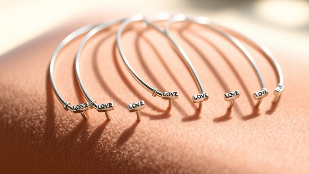 stylish love message bracelets