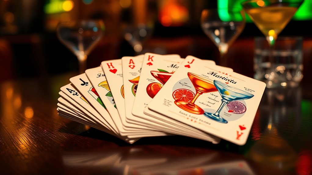 top cocktail card set