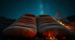 top double camping sleeping bags