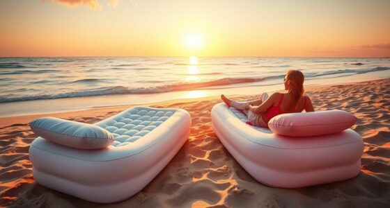 top inflatable couple loungers