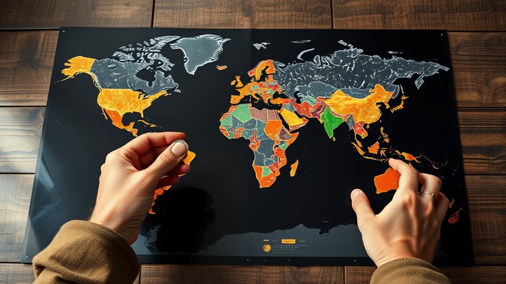 top scratch off world maps