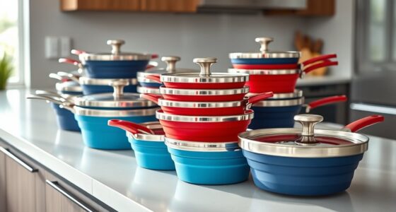 top space saving collapsible cookware