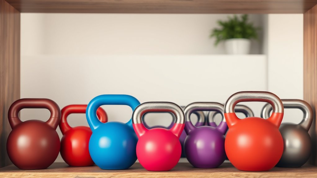 top space saving kettlebell sets