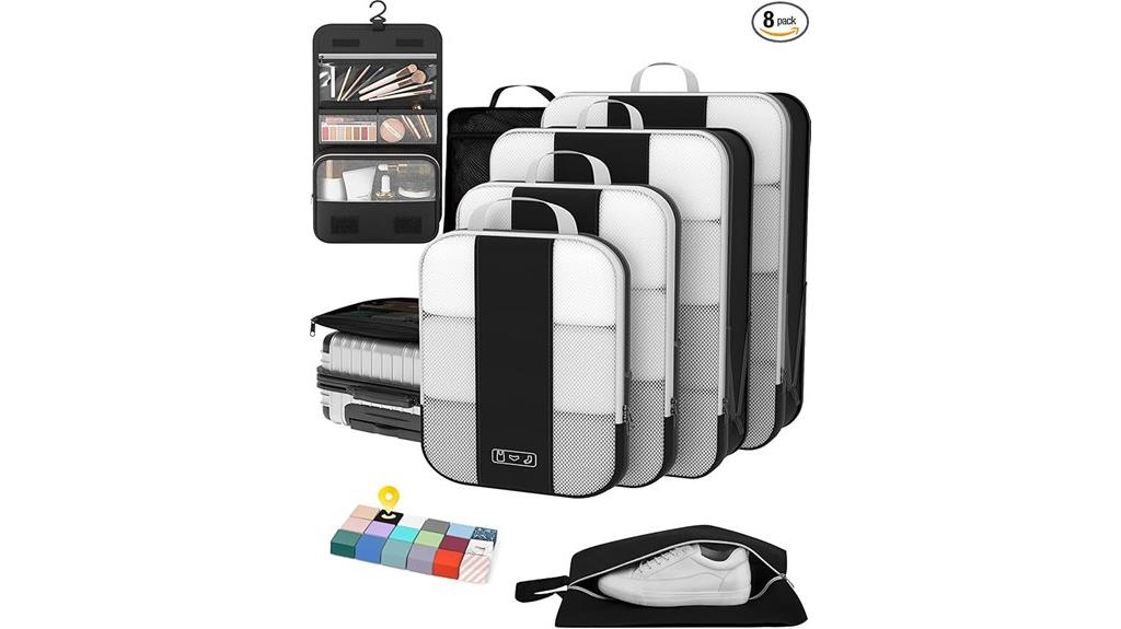 travel organizer storage set