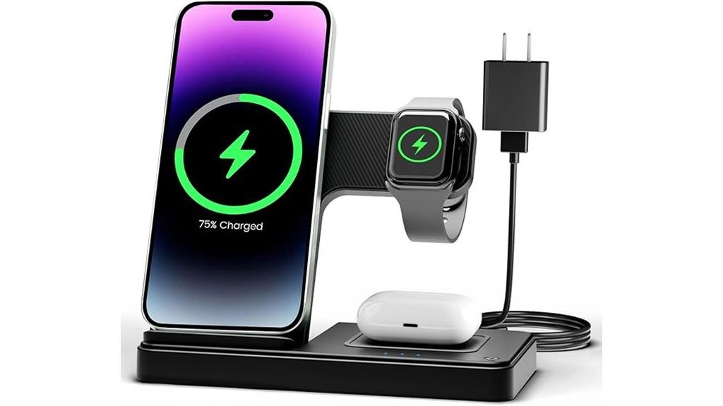 triple device wireless charger