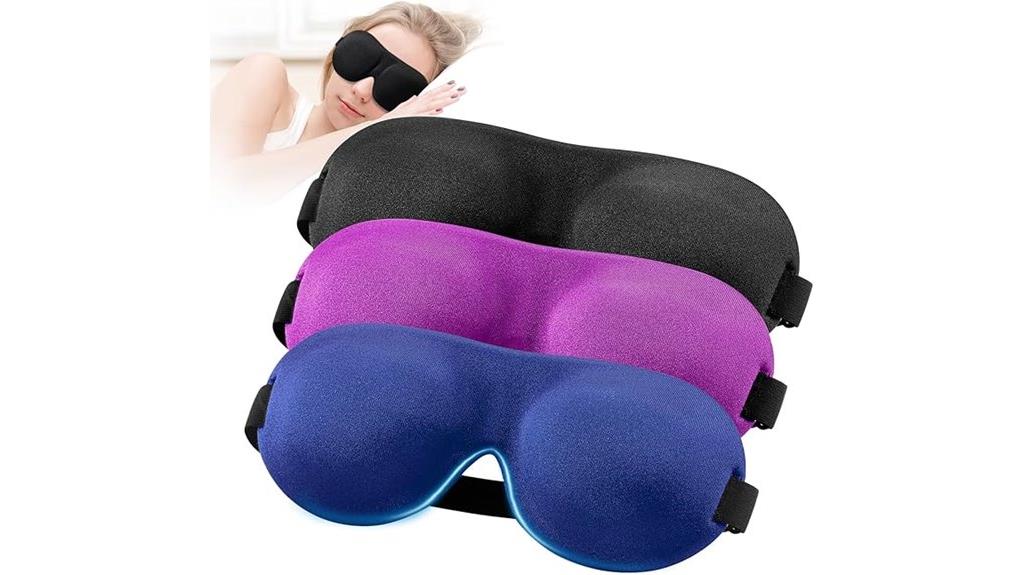 triple pack sleep masks
