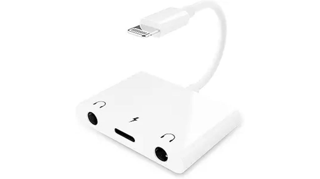 triple port audio adapter