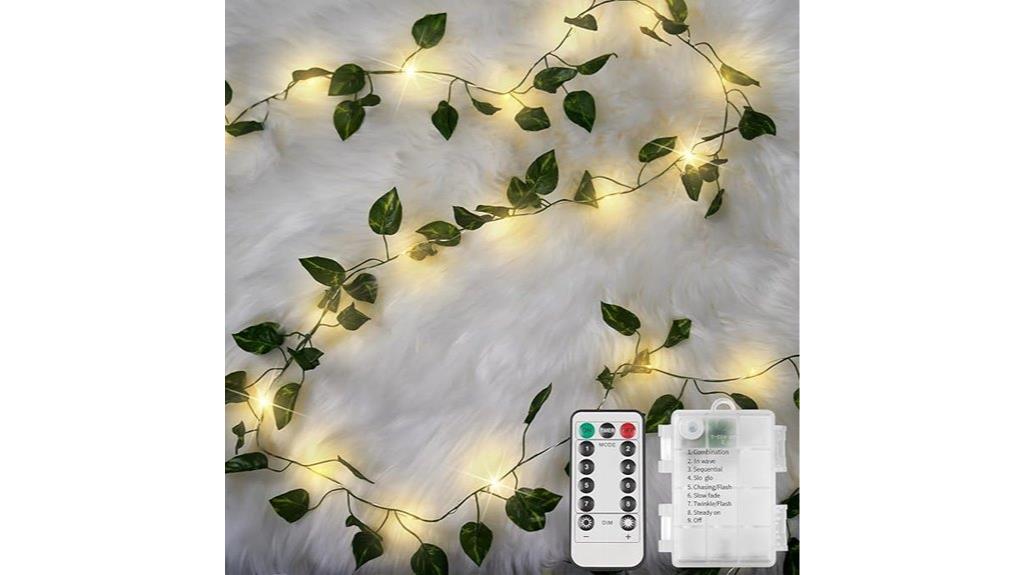 vine lights with remote