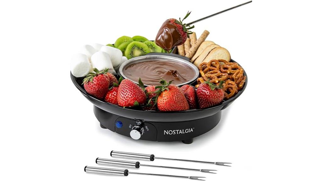 vintage electric fondue set