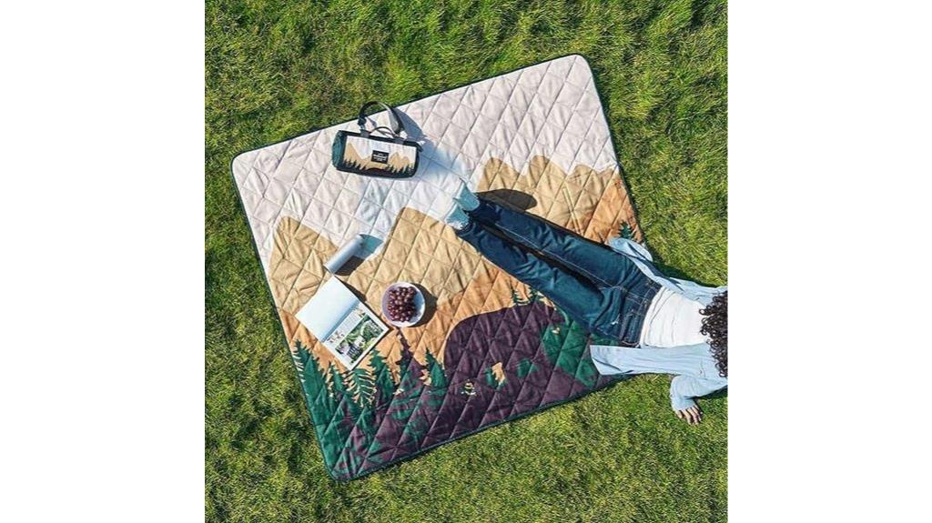 vintage waterproof outdoor blanket