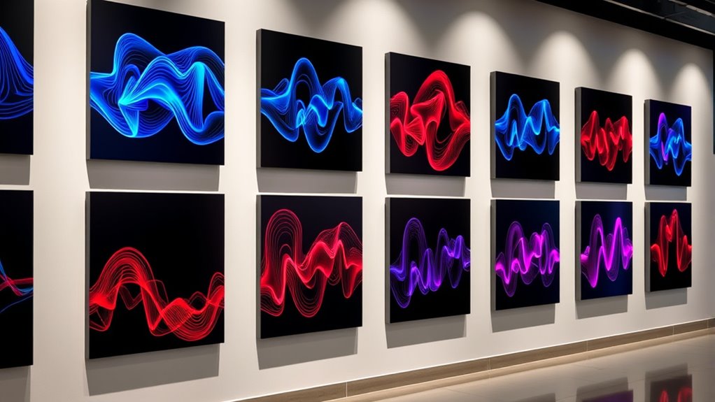 voice message soundwave art