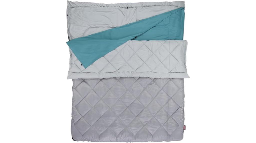 warm double sleeping bag