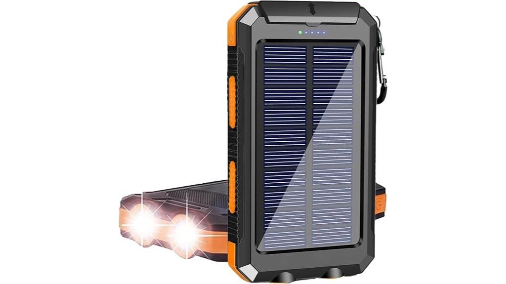 waterproof portable solar charger