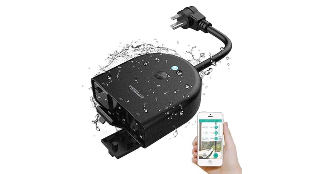 waterproof wifi outdoor outlet