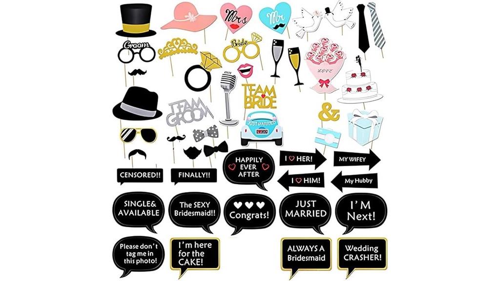 wedding photo props kit