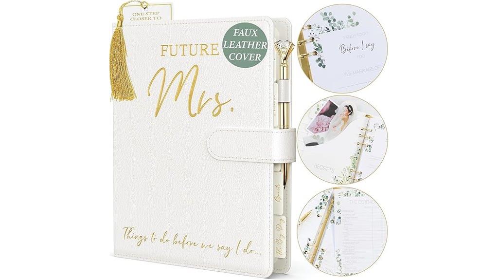 wedding planning notebook