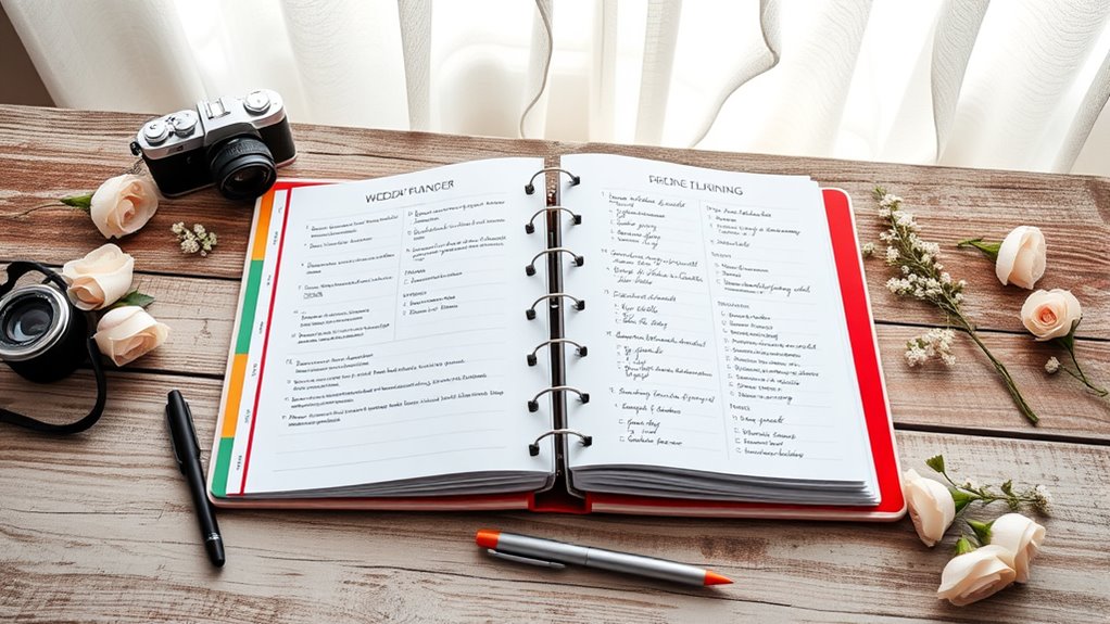 wedding planning organization tools