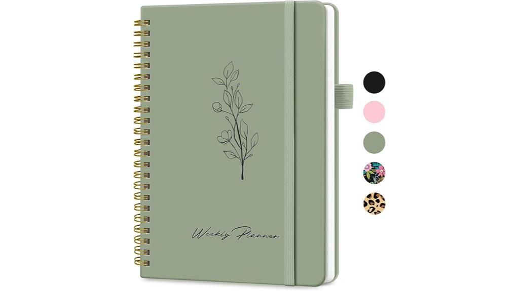 weekly planner with goal tracking