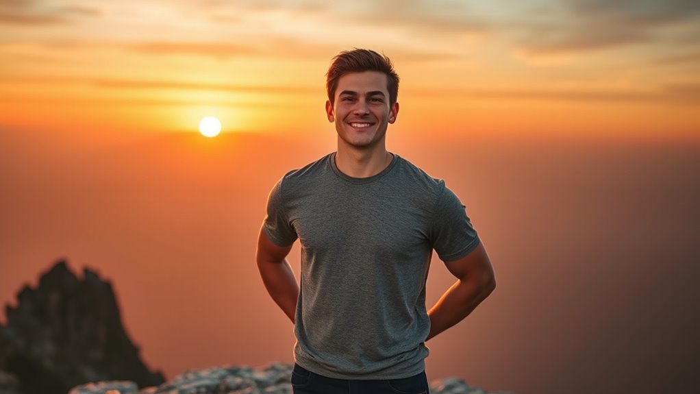 balanced self assuredness attractiveness