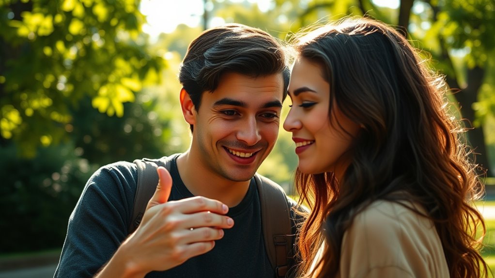 build trust with subtle gestures