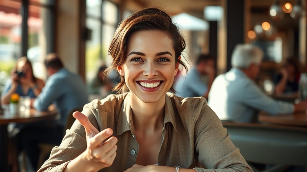 confident authentic body language