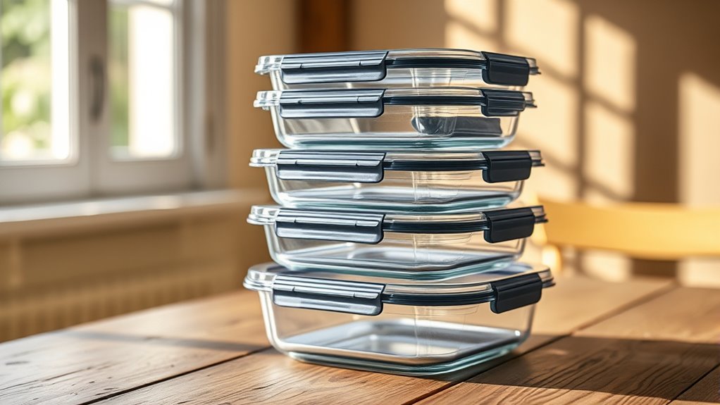 durable heat resistant leakproof containers