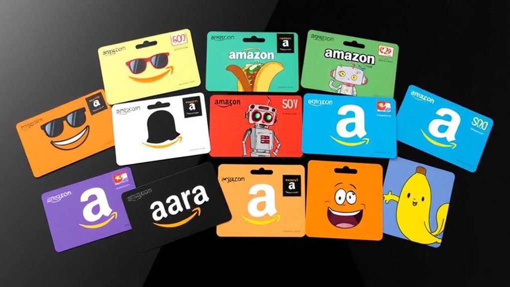 humorous amazon gift card designs