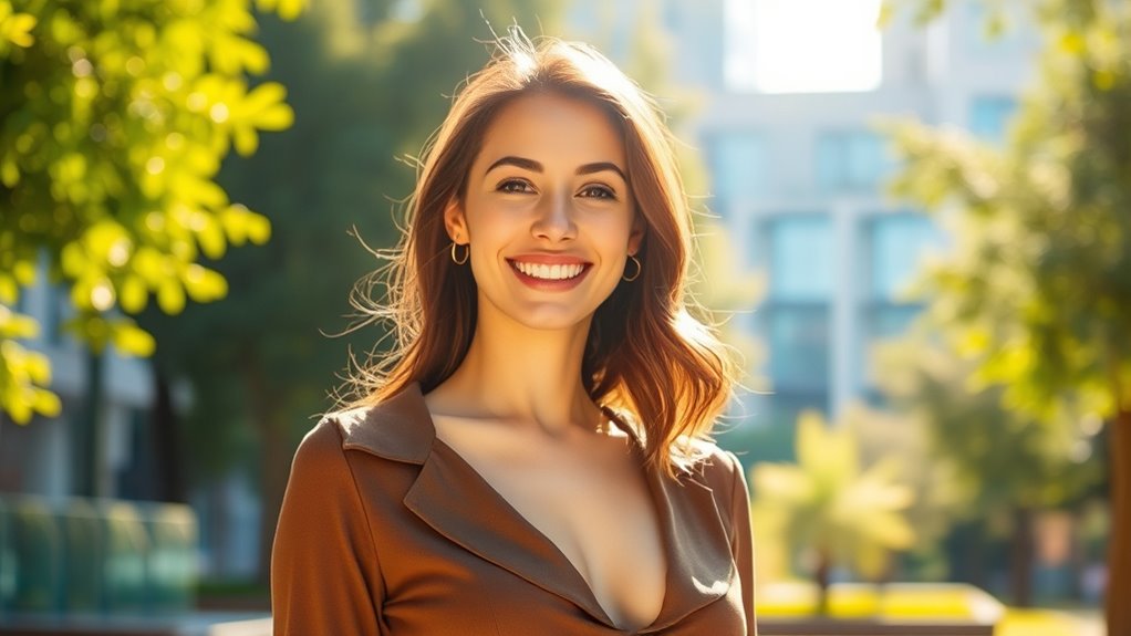 inner confidence shines brightly