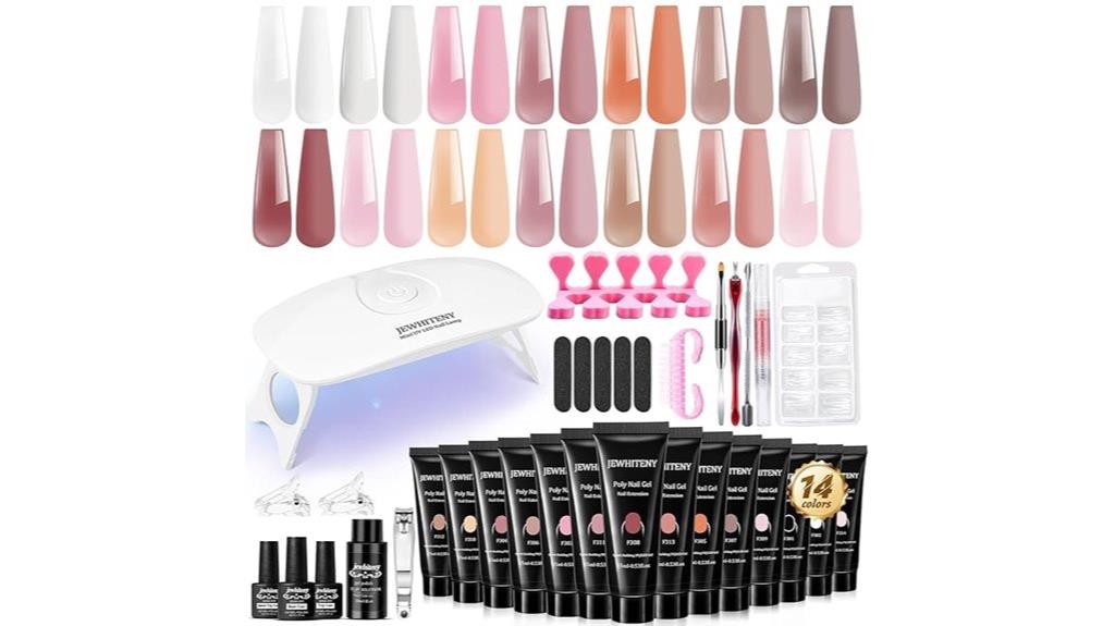 jewwhiteny 14 piece nail kit