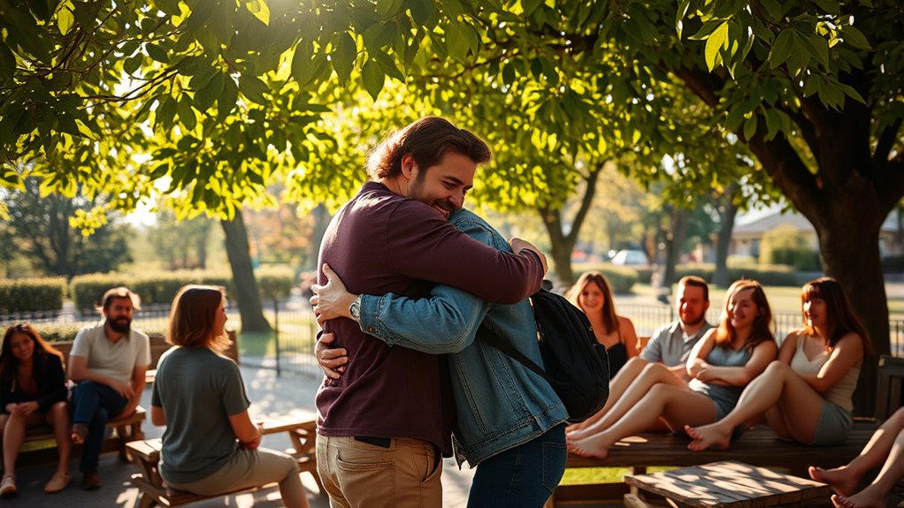 meeting friends milestone